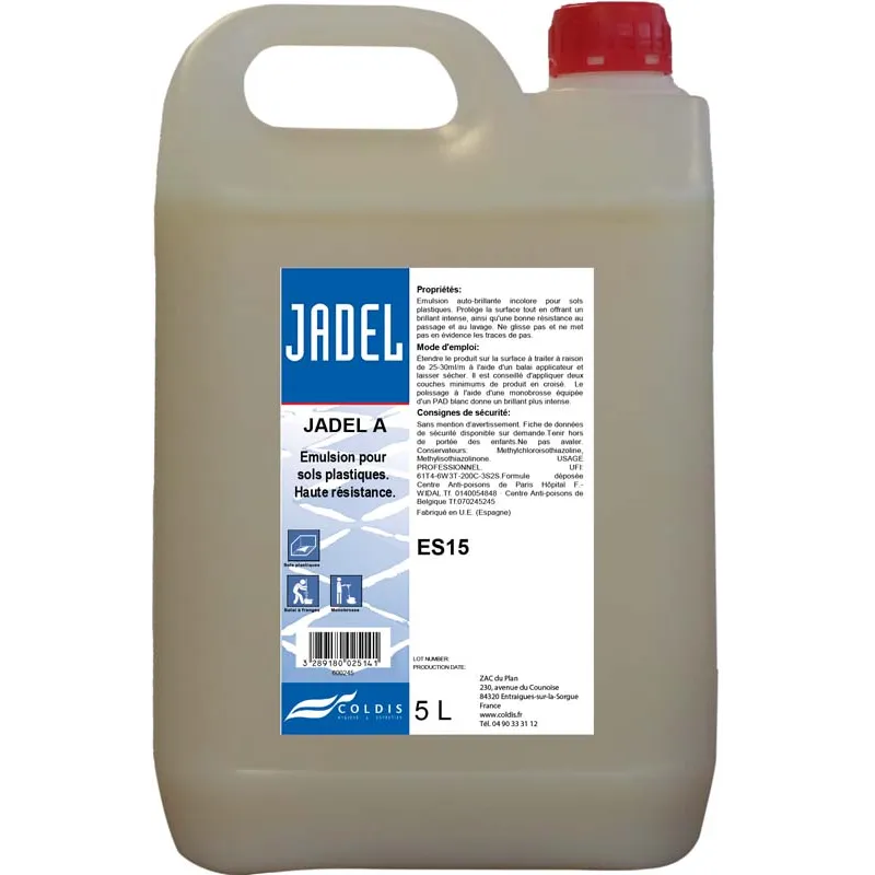 Auto lustrant  pour sols durs et plastiques JADEL A