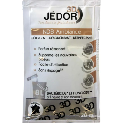 Détergent surodorant bactéricide 3D JEDOR  Ambiance- Ct de 250 dosettes