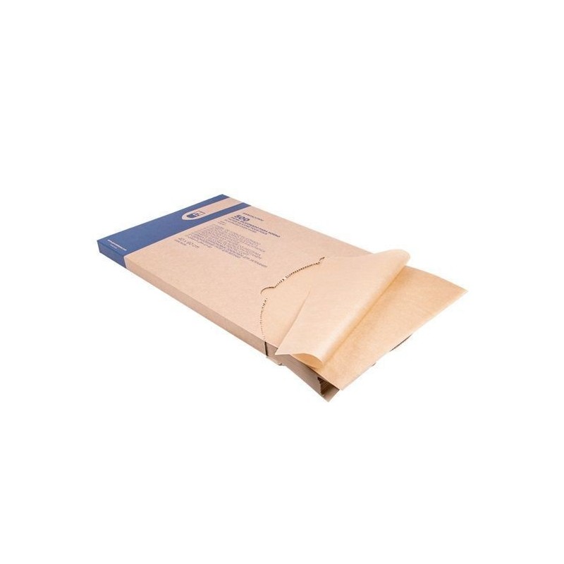 Papier cuisson siliconé kraft 60x40cm - GDP - Carton de 500