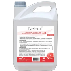 Détergent désinfectant désodorisant Netexol 3d Pamplemousse 5L