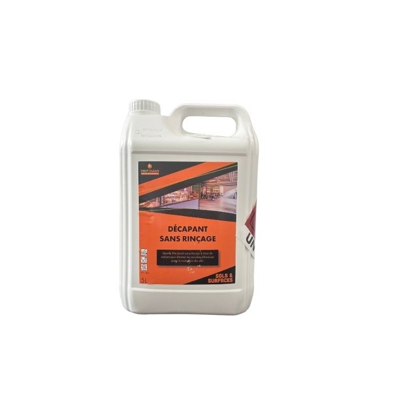 Décapant D'Emulsion sans rinçage - First Clean Bidon 5L