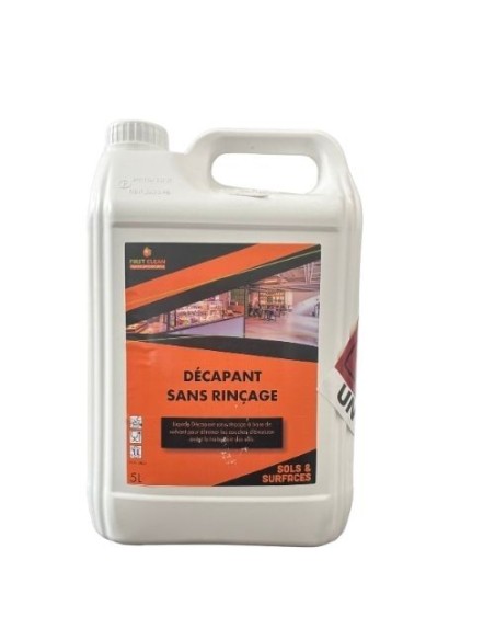 Décapant D'Emulsion sans rinçage - First Clean Bidon 5L