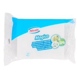 Eponge magique mélamine petit format  Sachet de 4 éponges