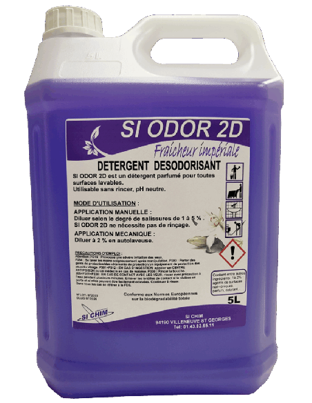 Détergent désodorisant  fraicheur impérial SI ODOR triple action Bidon de 5L