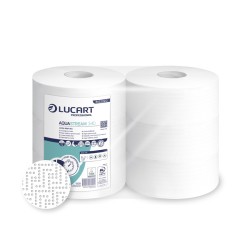 Lucart Aquastream Papier toilette 2P 340m Dissolution rapide - Lot de 6