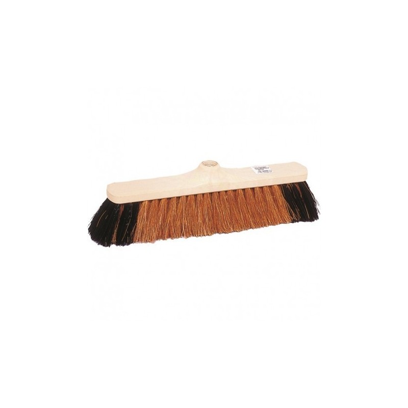 Balai coco naturel renfort moustache 38cm (M2)