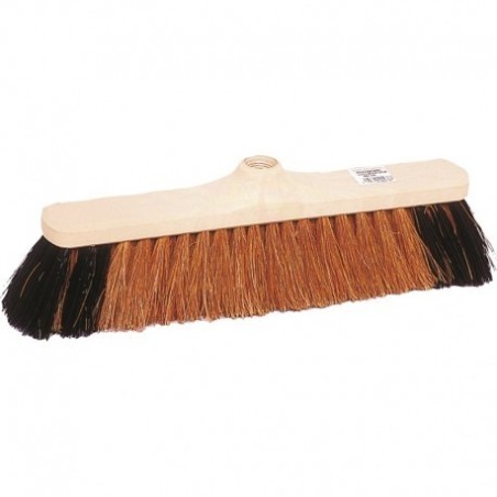 Balai coco naturel renfort moustache 38cm (M2)