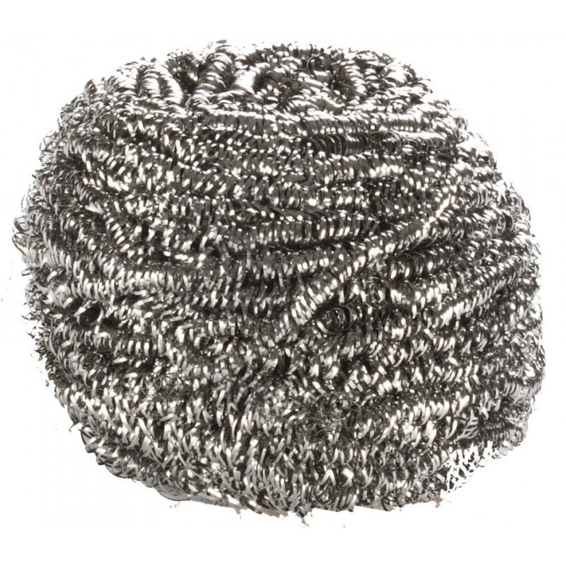 Eponge boule spirale inox Lot de 10