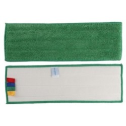 Frange microfibre velcro verte - 40 cm