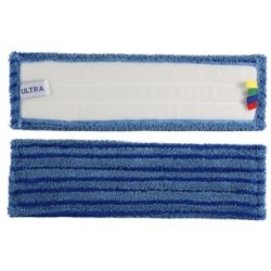 Frange Microfibre Grattante Velcro 40 cm | Nettoyage Professionnel