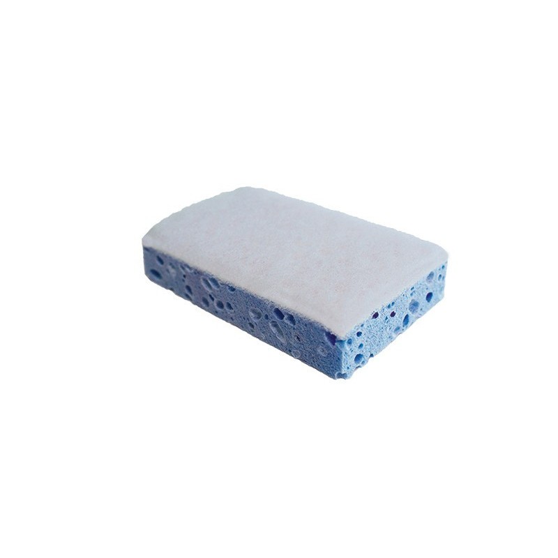 Eponge grattante bleue