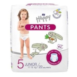 Couche culottes Happy pants T5 11-18kg / 220 culottes 10 lots de 22