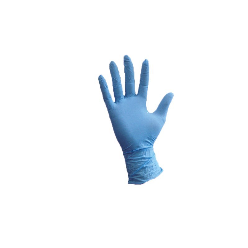 Gant nitrile Standard bleu non poudré - Carton de 10 boites de 100 gants