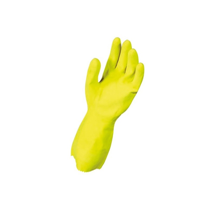 Gant ménage jaune latex Les 12