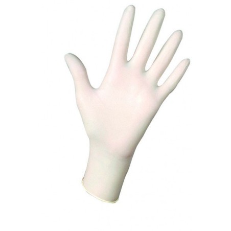 Gant latex non poudrés Carton de 10 boites de 100 gants