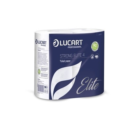 Papier toilette 4 plis Lucart 56 rouleaux