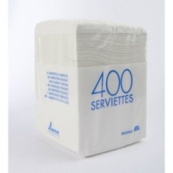 Serviettes Ouate 1 pli recyclé 30x30 - Carton de 4000