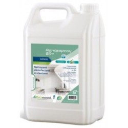 Détergent désinfectant sans rinçage Ecocert Pentaspray SR+ Bidon 5L