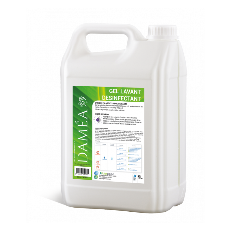 Gel lavage mains désinfectant 5L DAMEA