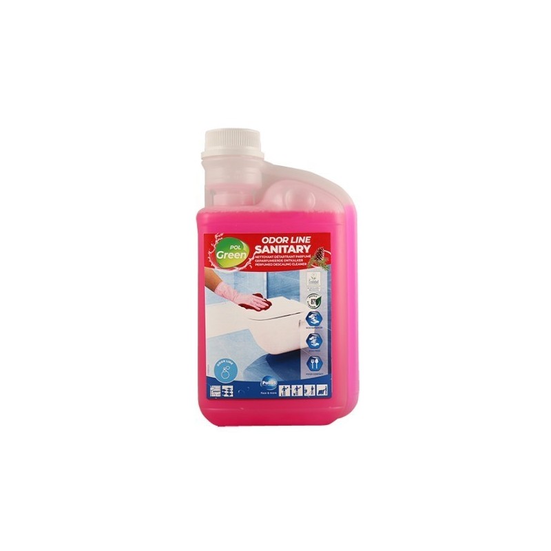 POLGREEN ODOR LINE SANITARY Nettoyant Ecolabel - Flacon doseur 1L