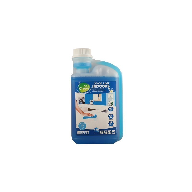 Nettoyant surfaces Ecolabel Polgreen Odor Line Indoors- Flacon doseur 1L