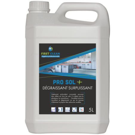 Super décrassant sol solvanté concentré - Bidon 5L