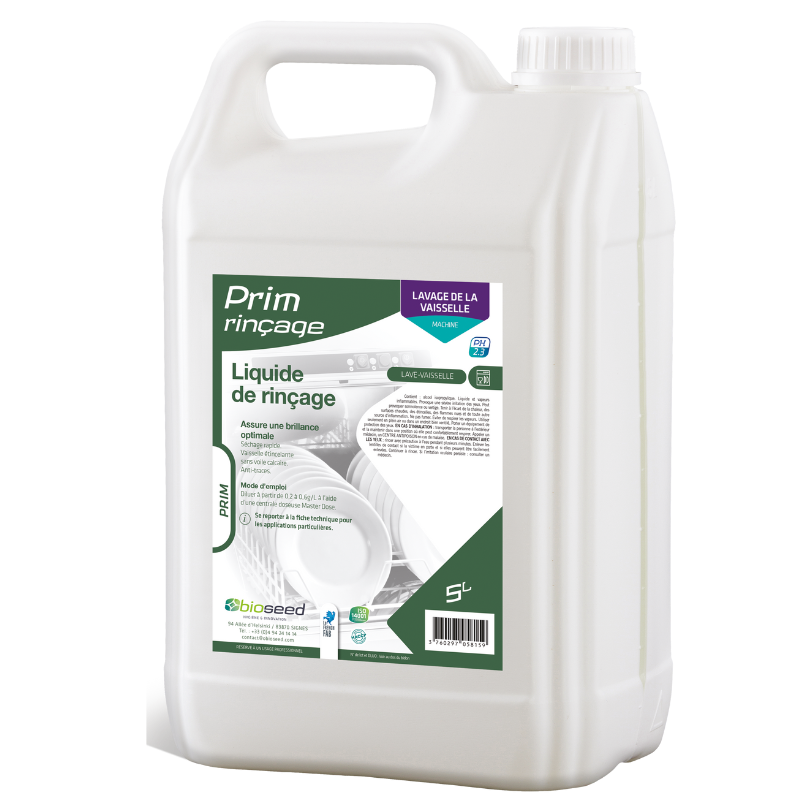 Liquide rinçage vaisselle PRIM Bidon 5L