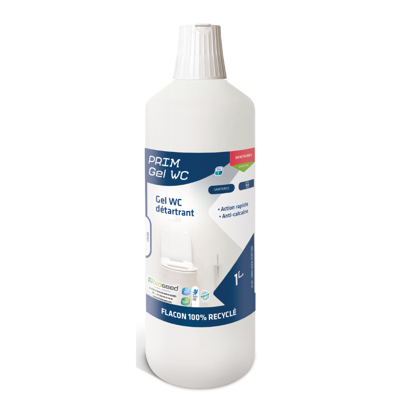 Gel wc détartrant désinfectant Prim Flacon 1L