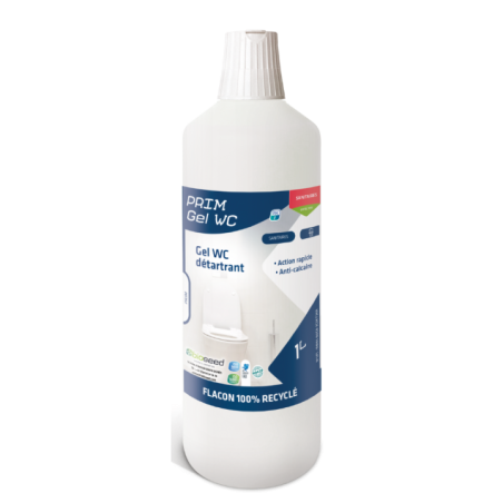 Gel wc détartrant désinfectant Prim Flacon 1L