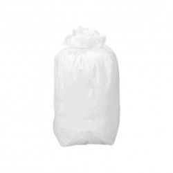 Sac poubelle 110L blanc BD 30µ - Carton de 200 - 8 Rlx de 25 sacs
