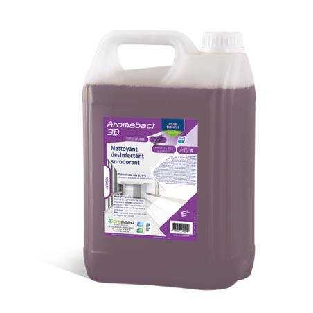 Détergent désinfectant surodorant 3D lavande AROMABACT Bidon 5L