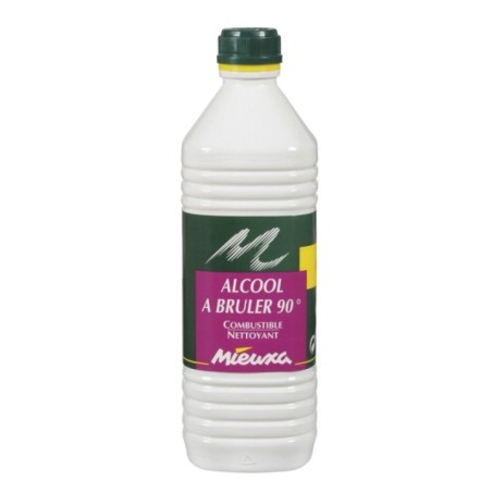 Alcool à bruler Mieuxa Flacon de 1L