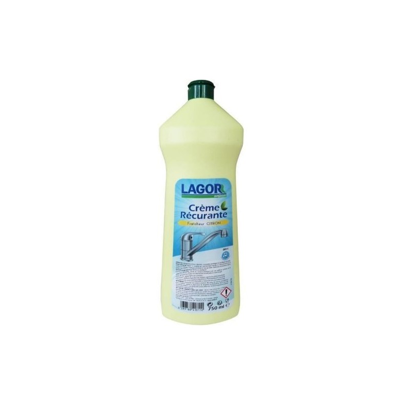Crème à récurer citron - LAGOR - Flacon de 750ml