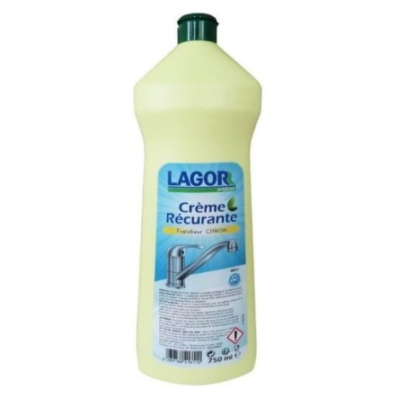Crème à récurer citron - LAGOR - Flacon de 750ml