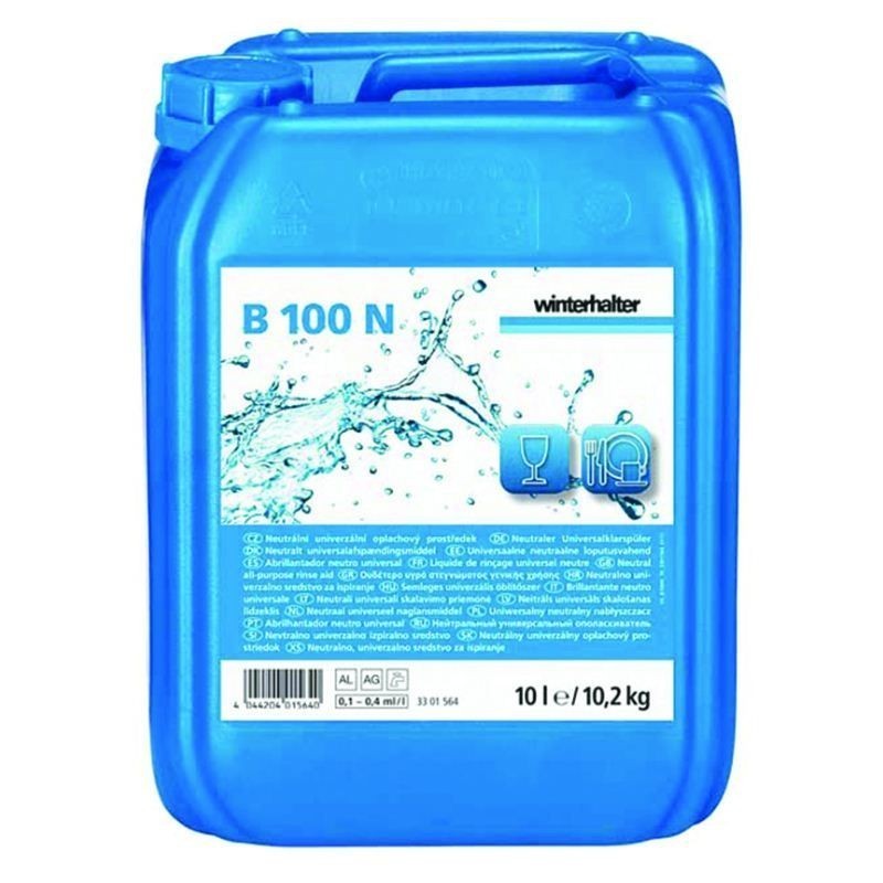 Additif de rinçage neutre pour lave-vaisselle B100N - WINTERHALTER - Bidon de 10l