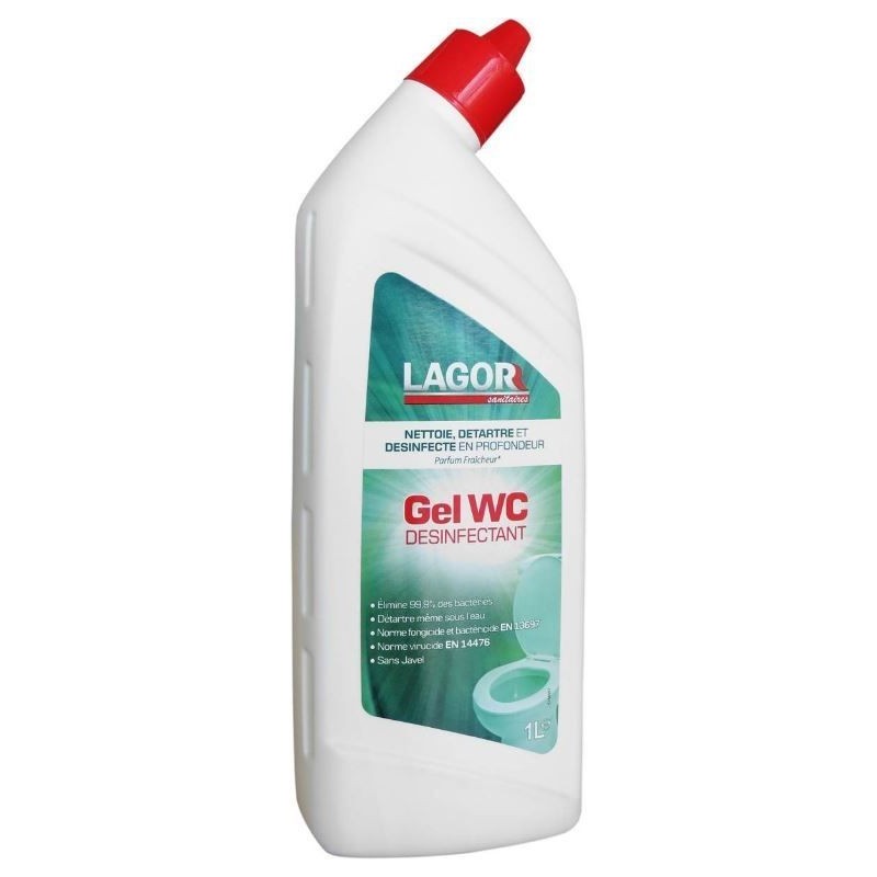 Gel WC désinfectant - LAGOR - Flacon de 1L