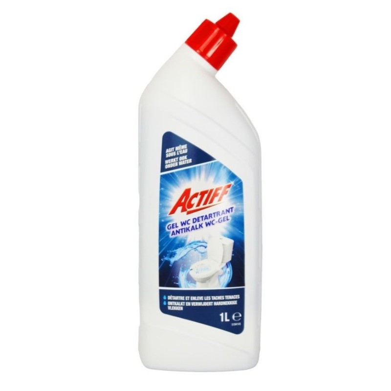 Gel wc détartrant Actiff - Flacon 1L