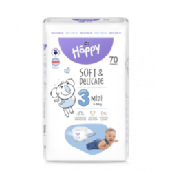 T3 Couches Bella Happy 5-9kg - Carton de 280 couches