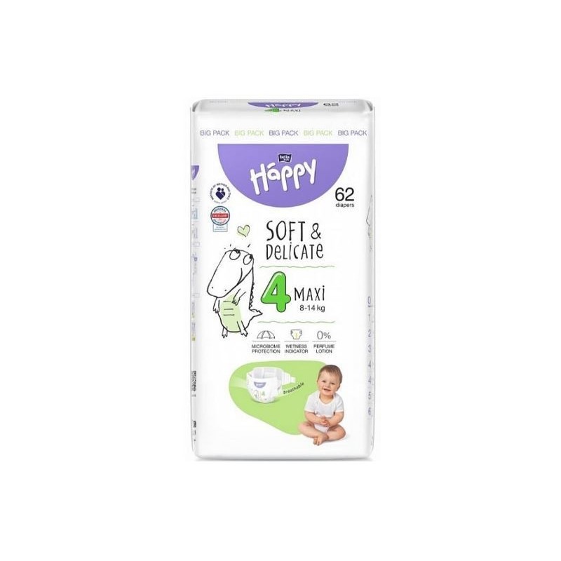 T4 Couches Bella Happy 8-18kg - Carton de 310 couches