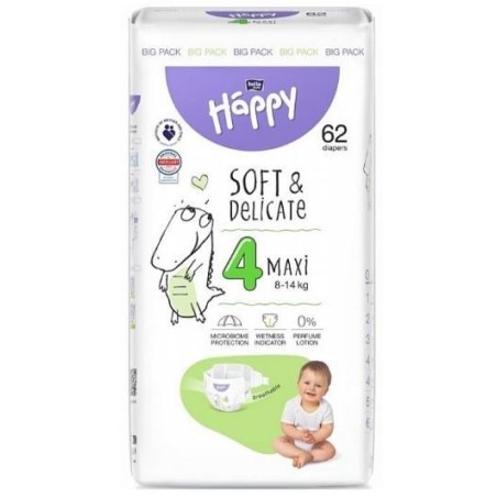 T4 Couches Bella Happy 8-18kg - Carton de 310 couches