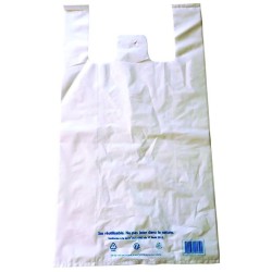 Sac bretelle blanc réutilisable 30x14x54cm - colis de 400