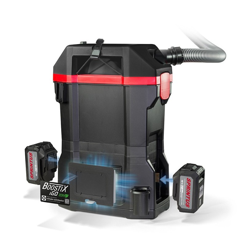 Aspirateur dorsal à batterie Sprintus BoostiX iGO ZERO