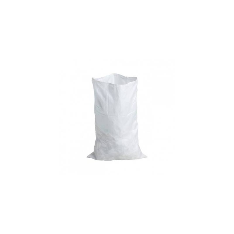 100 Sacs à gravats PP Tresse blanc Capacité 64 L - Résistance 50 Kg