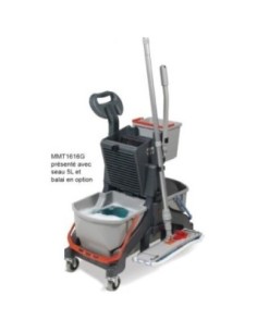 Chariot de lavage double seau Numatic MMT1616 avec presse