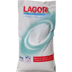 Lessive poudre linge désinfectante LAGOR Sac 20kg