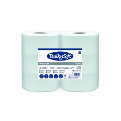 Papier toilette lisse 320m Grand format Pure ouate - lot de 6 bobines