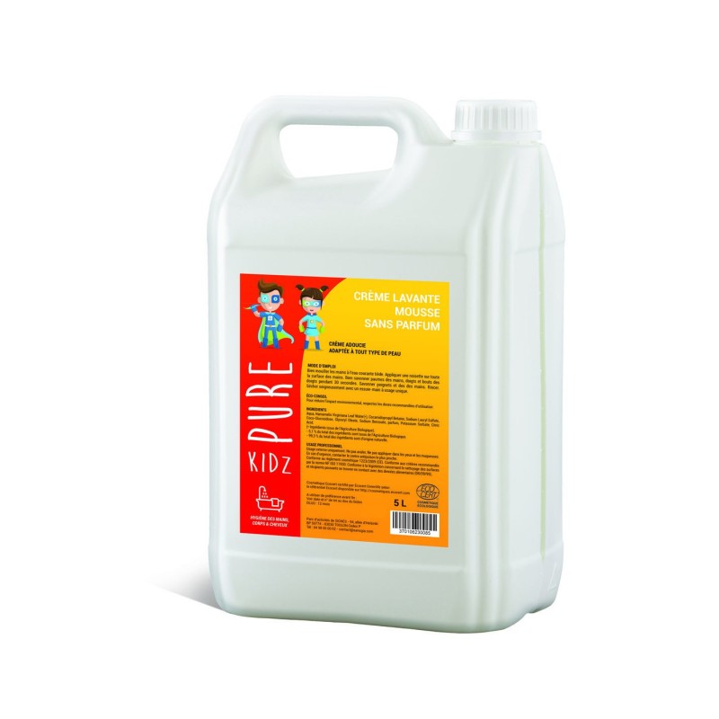 Savon corps et cheveux Pure kidz Bidon de 5L