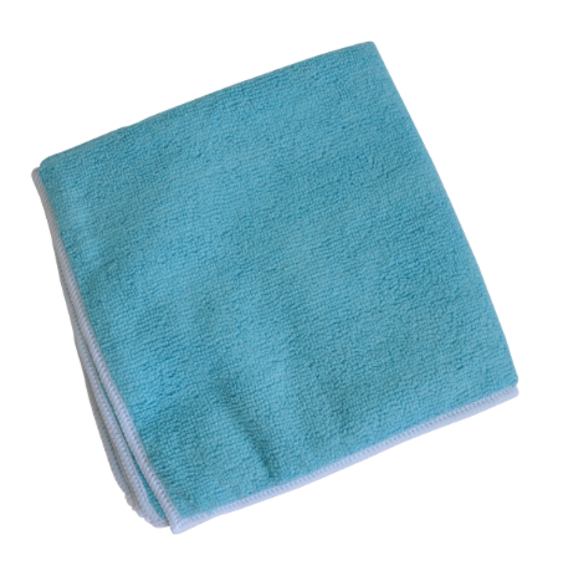 Lavette microfibre 230G/M² Bleue - Sachet de 5