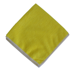 Lavette microfibre 230G/M² Jaune - Sachet de 5