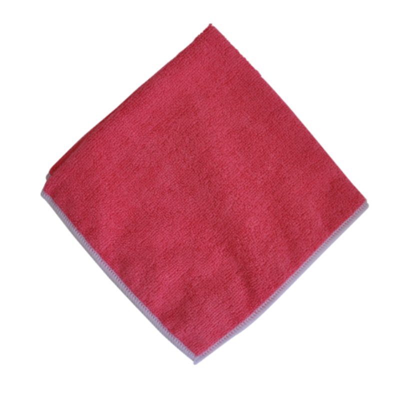Lavette microfibre 230G/M² Rose - Sachet de 5
